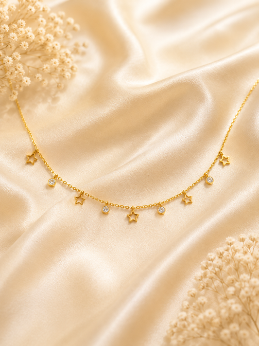 Celestia Star Charm Necklace